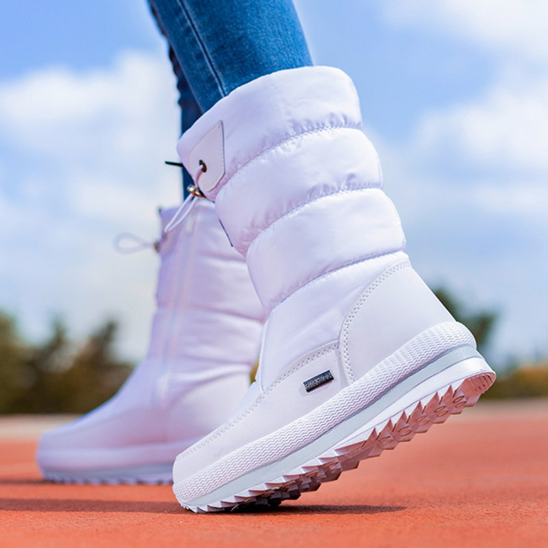 Moteriški sniego batai 2023 m. žieminiai, neslystantys, vandeniui atsparūs batai Moteriški batai, skirti žiemai, šildo moteriški batai