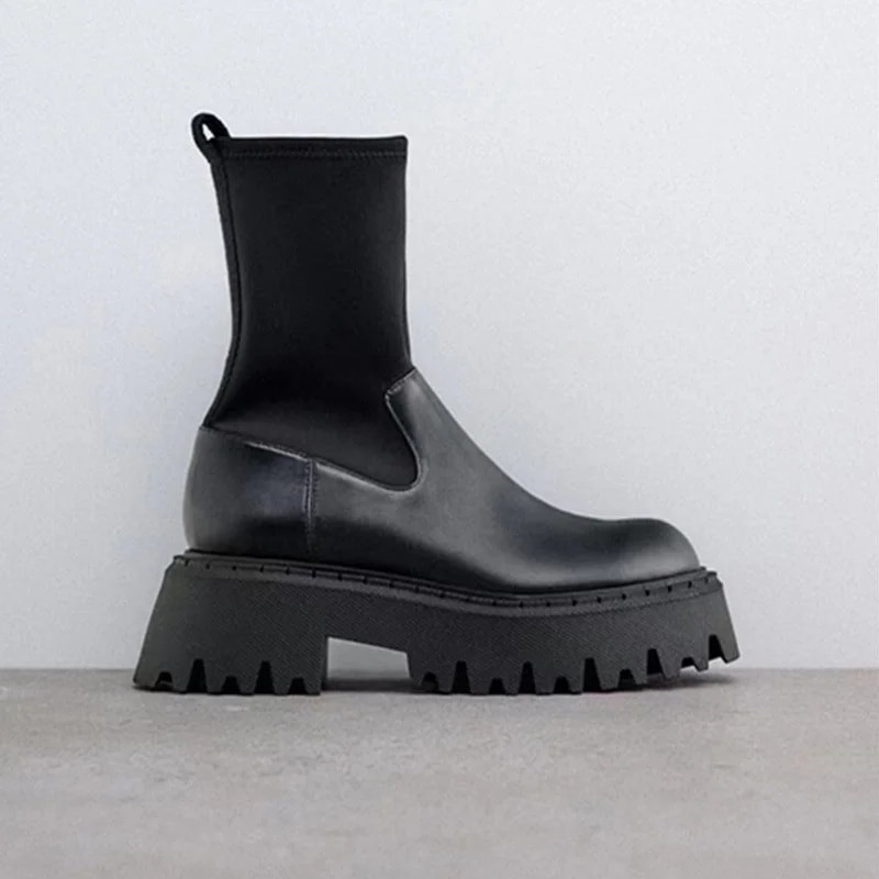 TRAF juodi moteriški batai, 2022 m. žiema