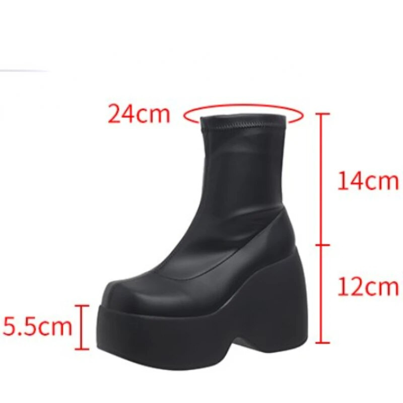 Kingad naistele 2023 Uus platvorm naiste saapad Mood Punk saapad 12 cm kõrge kontsaga saapad Trendikas peo Cosplay naiste kingad Zapatos