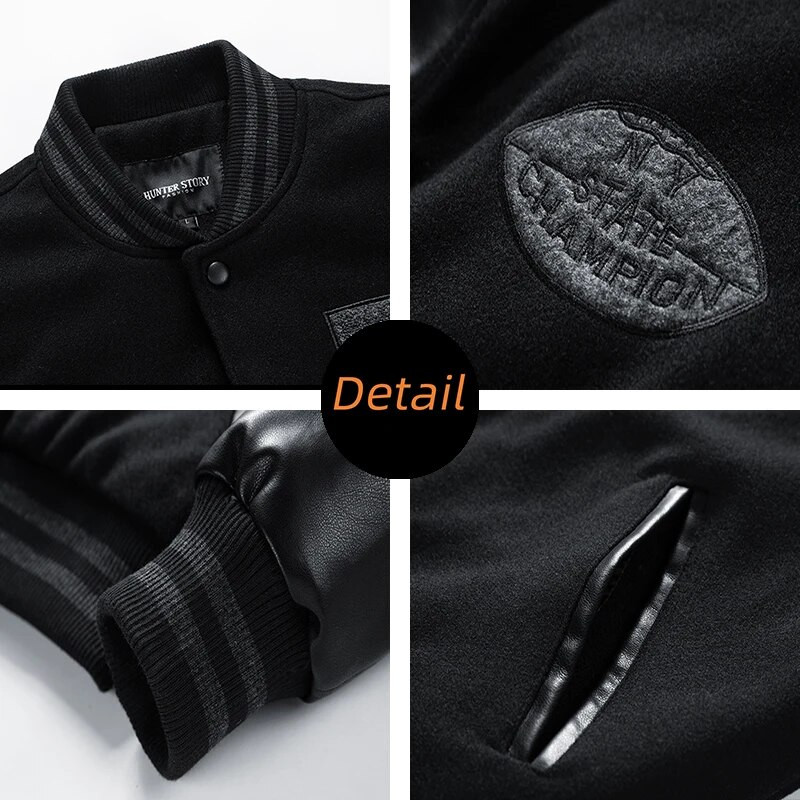 Φθινοπωρινό και χειμωνιάτικο παλτό Ανδρικά ρούχα Φαρδιά μόδα κοστούμι μπέιζμπολ Trend Γυμνάσιο Στολή υπαίθριου ποδηλάτη ταξιδιού