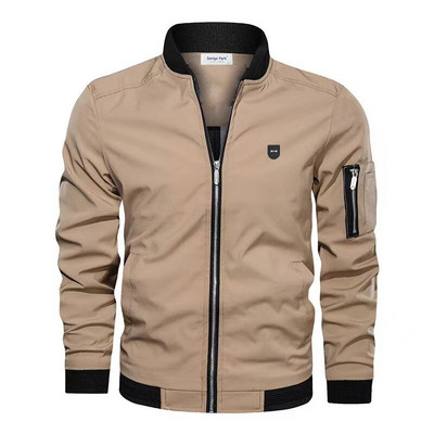 Serige Park Φθινοπωρινό ανδρικό μπουφάν πολυτελείας ποιότητας παπιγιόν Γαλλικό μπουφάν μπέιζμπολ Eden μακρυμάνικο τοπ