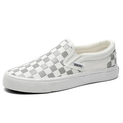 Νέα παπούτσια από καμβά σκακιέρας για γυναίκες Casual αθλητικά παπούτσια Γυναικεία παπούτσια περπατήματος Slip on loafers αθλητικά παπούτσια Καλάθια Femme Compensées