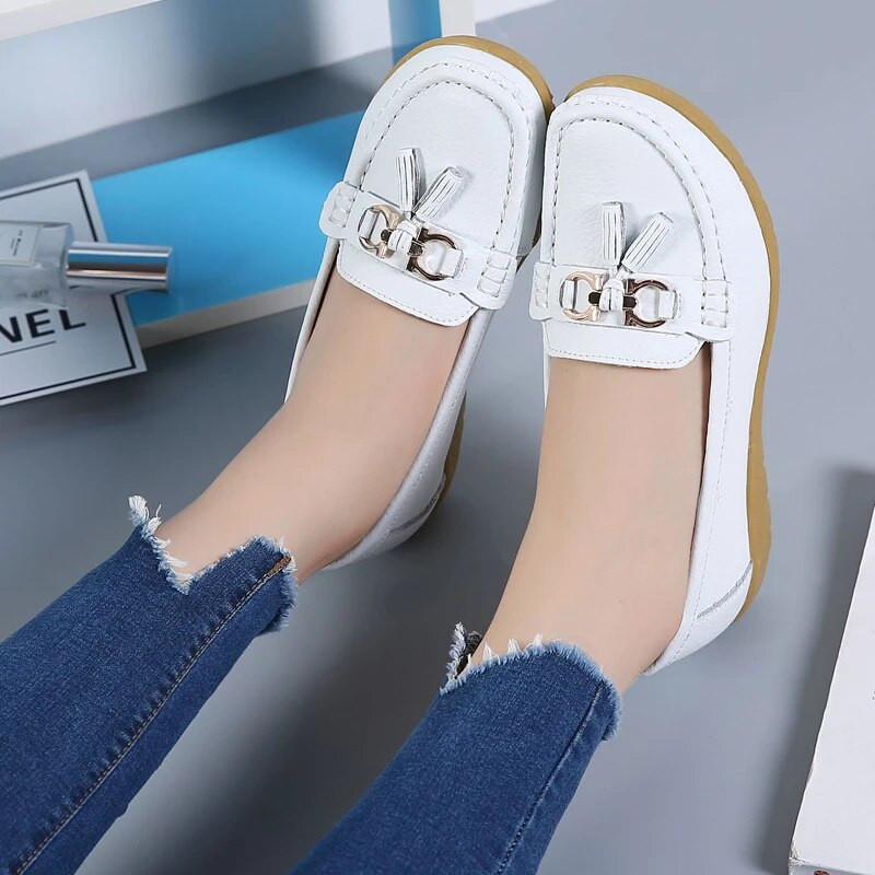 Mood vabaajajalatsid Naiste Disainer Värvilised püksid Luksusbränd Naistele Tossud Naistele Mokassiinid Zapatos Mujer