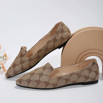 BCEBYL Zapatos De Mujer Дамски единични модни плоски обувки Долнище Ежедневни мокасини: Спортни, устойчиви на износване