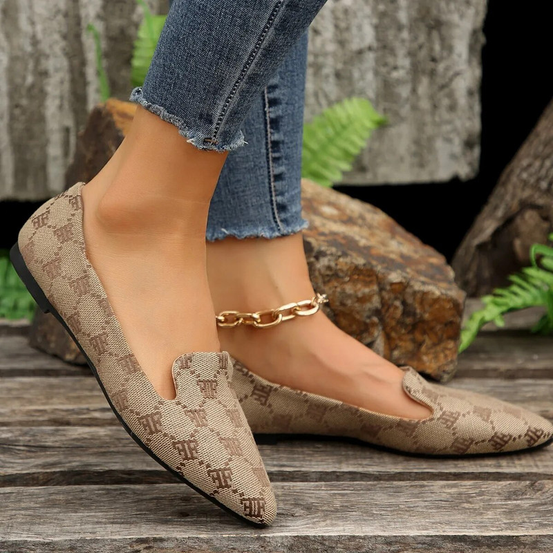 BCEBYL Zapatos De Mujer moteriški vienviečiai madingi plokščiapadžiai batai, laisvalaikio apačia: sportas, atsparus nusidėvėjimui