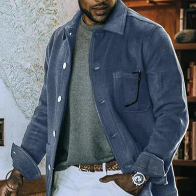 2022. aasta sügis, soliidne kaelus, trendikas jakk Meeste moodne kampsun, ülerõivad ja mantlid, kevadised meeste topid vabaaja chamarras para hombre