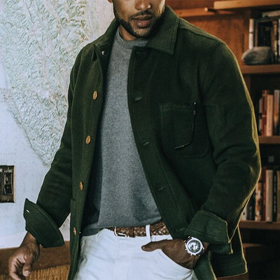 2022. aasta sügis, soliidne kaelus, trendikas jakk Meeste moodne kampsun, ülerõivad ja mantlid, kevadised meeste topid vabaaja chamarras para hombre
