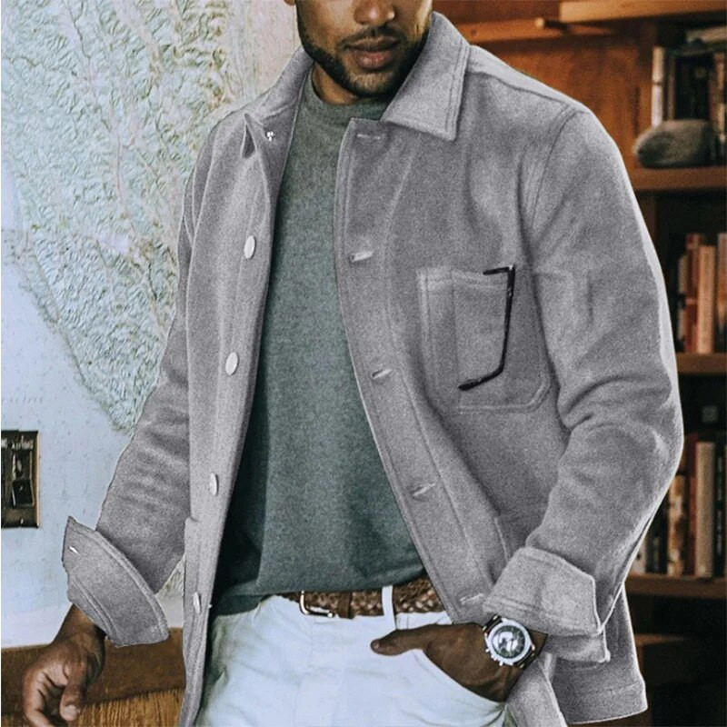 2022. aasta sügis, soliidne kaelus, trendikas jakk Meeste moodne kampsun, ülerõivad ja mantlid, kevadised meeste topid vabaaja chamarras para hombre