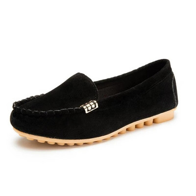 2023 m. Moteriški laisvalaikio plokščiapadžiai batai pavasario rudeniniai moteriški batai slydimo minkšti, apvalūs džinsiniai džinsai, platūs džinsai, didelio dydžio batai