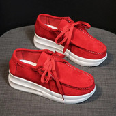 Naiste paksud tossud 2023, uued ühevärvilised, paksu põhjaga paeltega naiste jalanõud, naiste hingavad ja libisemiskindlad platvormkingad