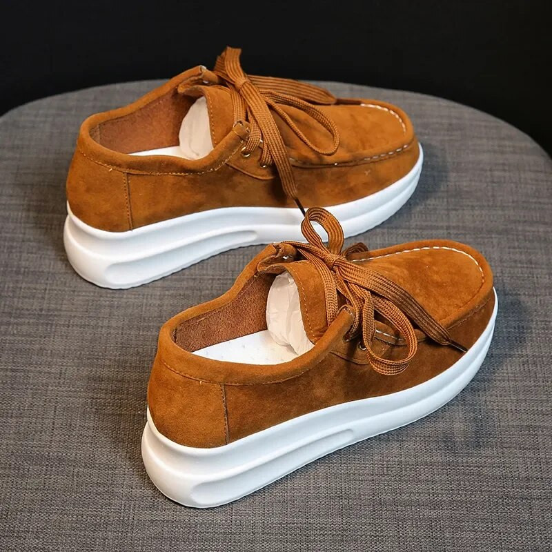 Naiste paksud tossud 2023, uued ühevärvilised, paksu põhjaga paeltega naiste jalanõud, naiste hingavad ja libisemiskindlad platvormkingad