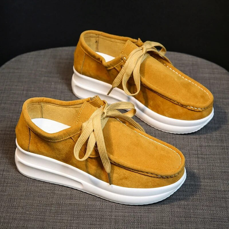 Naiste paksud tossud 2023, uued ühevärvilised, paksu põhjaga paeltega naiste jalanõud, naiste hingavad ja libisemiskindlad platvormkingad