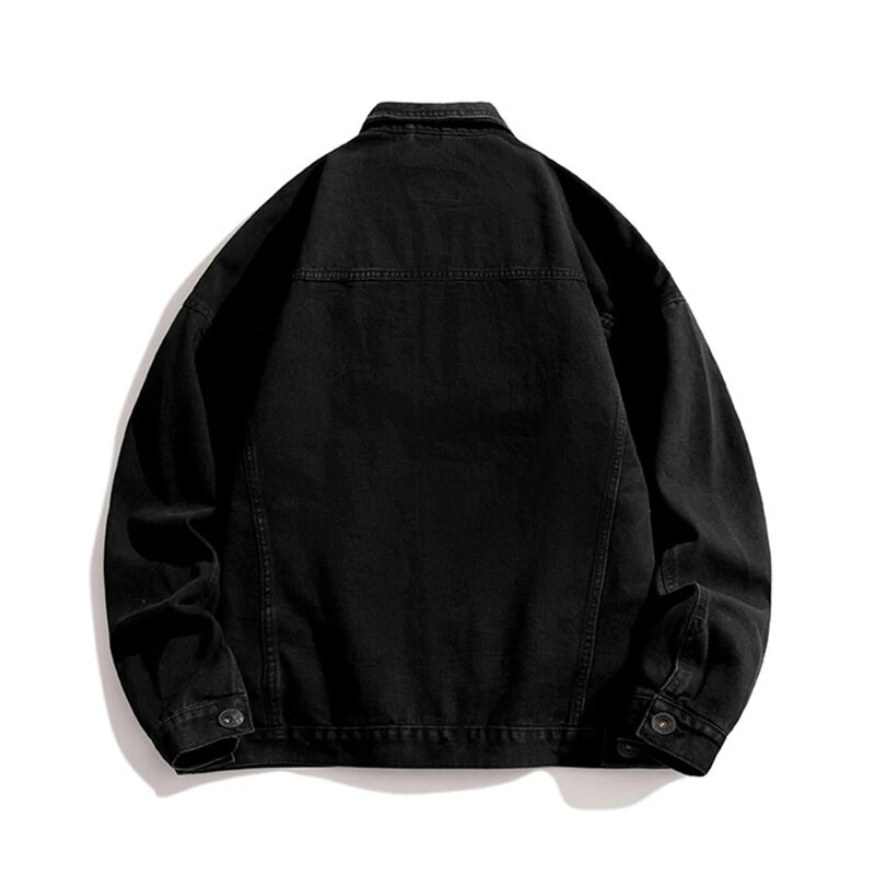 Denimmantel Uus kevadsügis Retro välirõivad Mood pikkade varrukatega vabaaja teksamantel Naiste avarad mantlid Suur jope