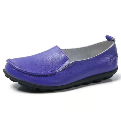 Uued libisemiskindlad lamedad jalatsid naistele Pehmed vabaajajalatsid Ehtsast nahast kerged libisemiskindlad naiste kingad, pluss 44 Zapatos