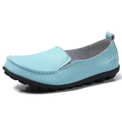 Uued libisemiskindlad lamedad jalatsid naistele Pehmed vabaajajalatsid Ehtsast nahast kerged libisemiskindlad naiste kingad, pluss 44 Zapatos