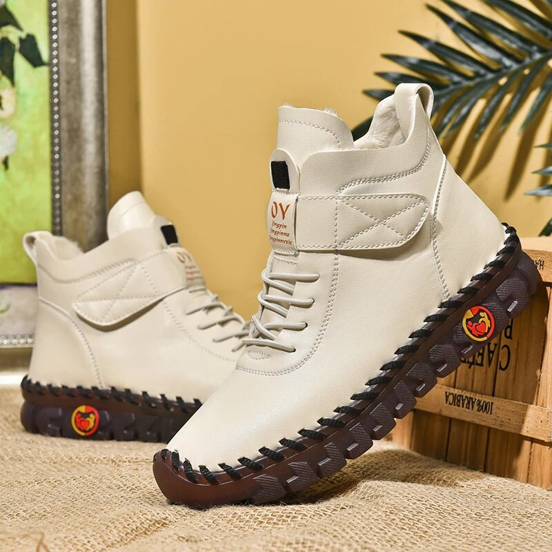 2023 m. kailiniai stori batai moteriški trumpi odiniai batai moteriški batai žieminiai neperšlampami sniego batai Botas Mujer