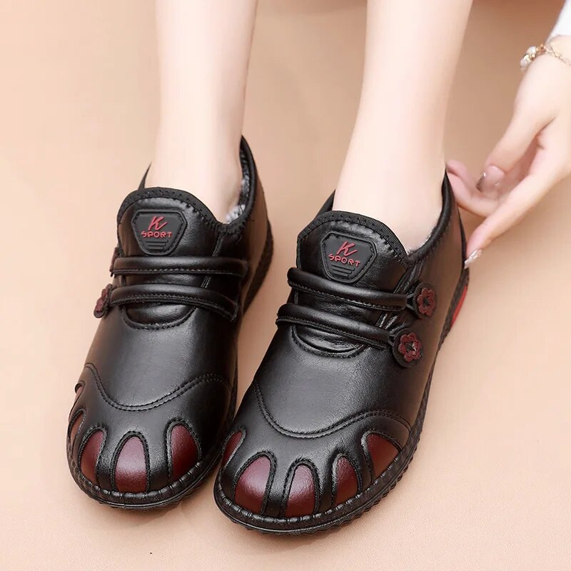 Χειμερινά ζεστά γυναικεία μποτάκια 2023 Casual παπούτσια Λούτρινο φλις αδιάβροχο μονόχρωμο φερμουάρ Συνοπτικές γυναικείες μπότες Botas De Mujer