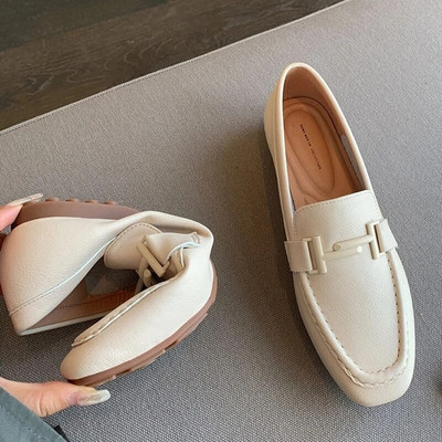 Kunstnahast vabaajakingad, naiste kingad, 2023. aasta suvine, sügisene moekingad Tüdrukud Mokasiinid Muulad Kontori, Naiste jalatsid