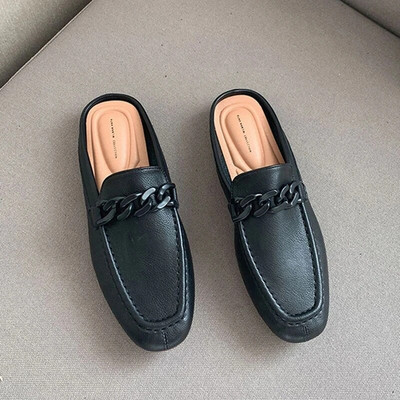 Kunstnahast vabaajakingad, naiste kingad, 2023. aasta suvine, sügisene moekingad Tüdrukud Mokasiinid Muulad Kontori, Naiste jalatsid