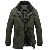 Uus Winter Parka Meeste Mood Outwear Paks fliis Military Bomber jope Trend Tuulejope Pikad mantlid Euroopa Suuruses Riided