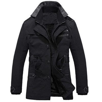Uus Winter Parka Meeste Mood Outwear Paks fliis Military Bomber jope Trend Tuulejope Pikad mantlid Euroopa Suuruses Riided