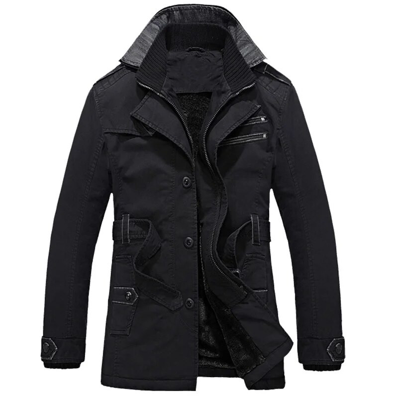 Uus Winter Parka Meeste Mood Outwear Paks fliis Military Bomber jope Trend Tuulejope Pikad mantlid Euroopa Suuruses Riided