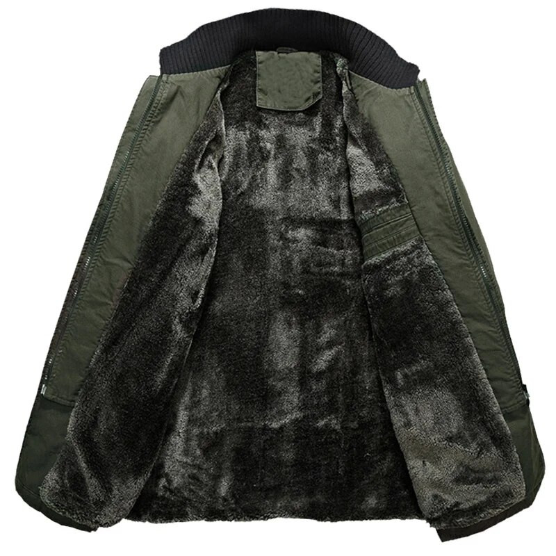 Uus Winter Parka Meeste Mood Outwear Paks fliis Military Bomber jope Trend Tuulejope Pikad mantlid Euroopa Suuruses Riided