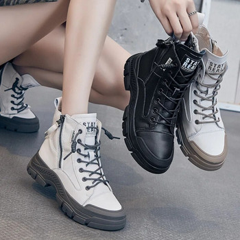 GKTINOO 2023 Есен Зимни обувки Маратонки  Модни ботуши за жени Дамски ботуши с дебела подметка Дамски ботуши Botas