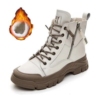 GKTINOO 2023 rudens žiemos batai  sportiniai batai madingi batai moterims storu padu moteriški kulkšnies batai moteriški Botas