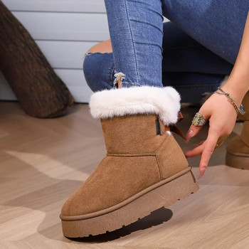 Χειμερινές μπότες Γούνες Γυναικείες μπότες χιονιού Χαμηλό ψηλό ζεστό γούνινο παπούτσι Ανδρικές και γυναικείες χειμερινές κοντές μπότες Super Mini Εξωτερικά Αντιολισθητικά