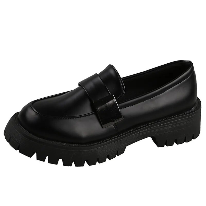 Naiste Derby kingad, mustad, Briti stiilis vabaaja tossud naistele Naiste jalatsid, madala suuga jalatsid, pehme karvaga 2022