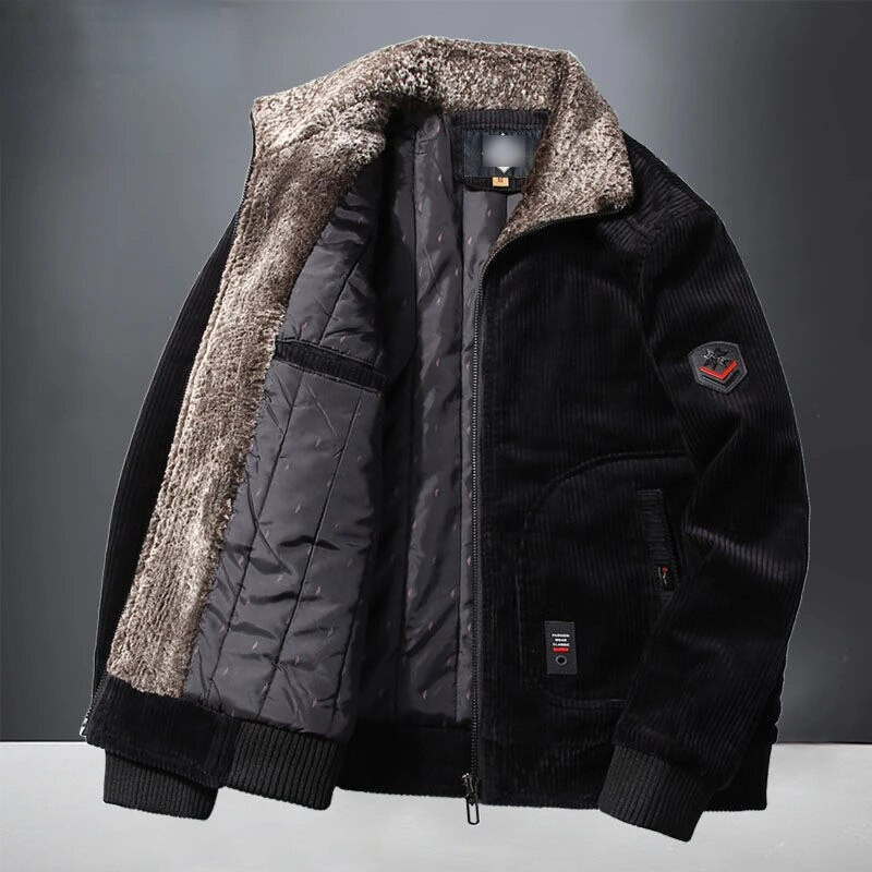 Ziemas mētelis Vīriešu velveta jaka Parkas Biezāki mēteļi Silti Bomberjaka Militāri taktiski luksusa zīmolu virsdrēbes