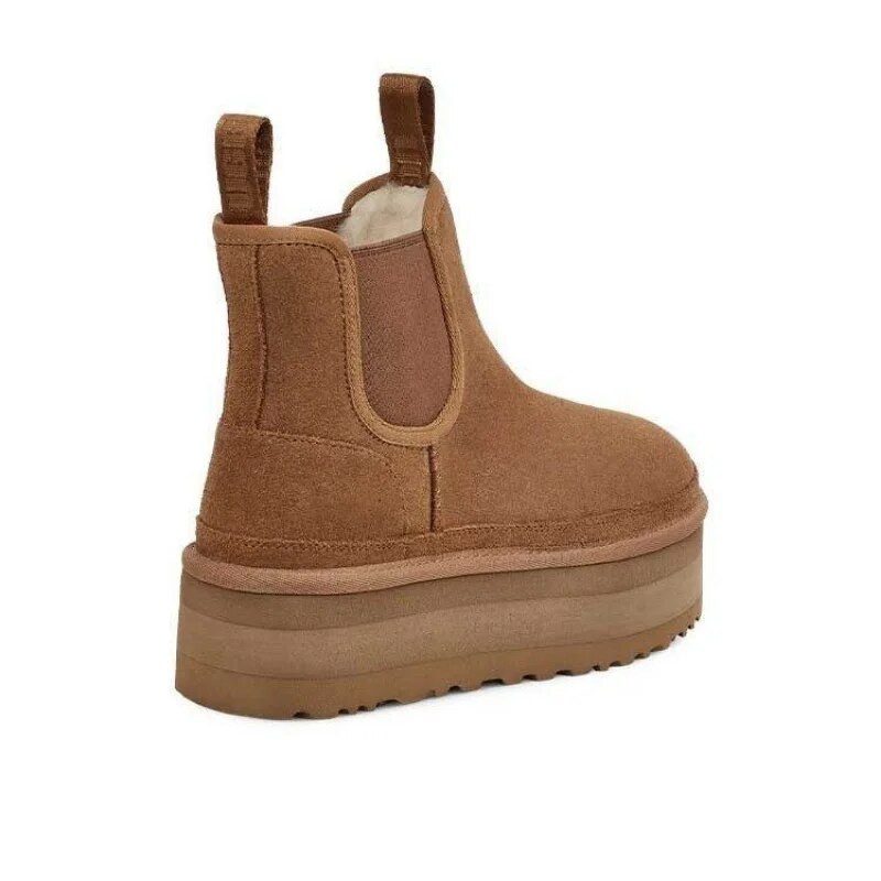 Moteriški batai plius Velvet Šilti laisvalaikio batai One Step zomšiniai odiniai madingi moteriški kulkšnies batai Chelsea moteriški batai