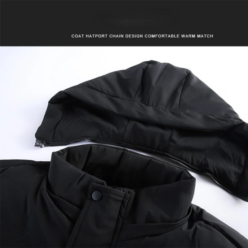 Luksusa Zīmols Winter Thicken Parkas Vīriešu Dizaineru Topi Jakas Rāvējslēdzējs Cieti Slim Mēteļi Vīriešu Apģērbi Silti Virsdrēbes