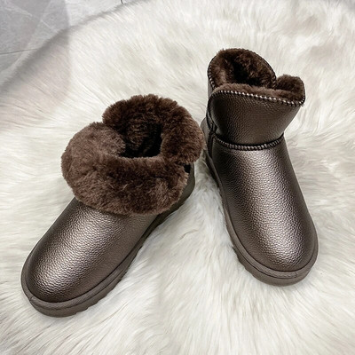 Χειμερινές μοντέρνες unisex μπότες χιονιού για άντρες, υπαίθριες μπότες casual, ζεστές συν βελούδινες, αδιάβροχες και αντιολισθητικές γυναικείες μπότες