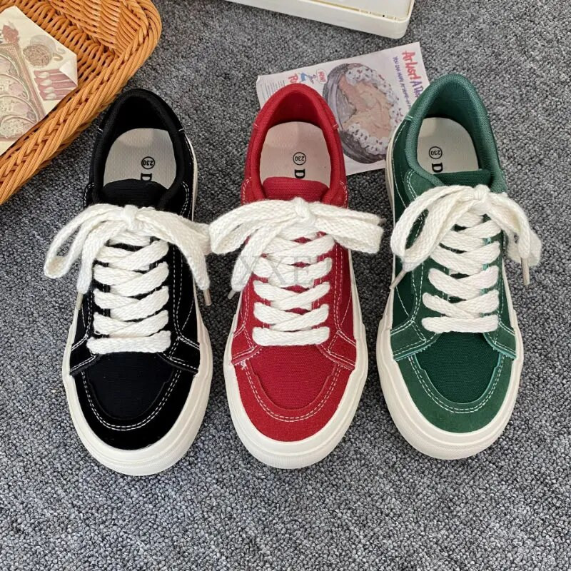 Casual Sneakers Γυναικεία Άνετα Γυναικεία πάνινα Παπούτσια Γυναικεία, αναπνέοντα, μοντέρνα επίπεδη παπούτσια για γυναίκες