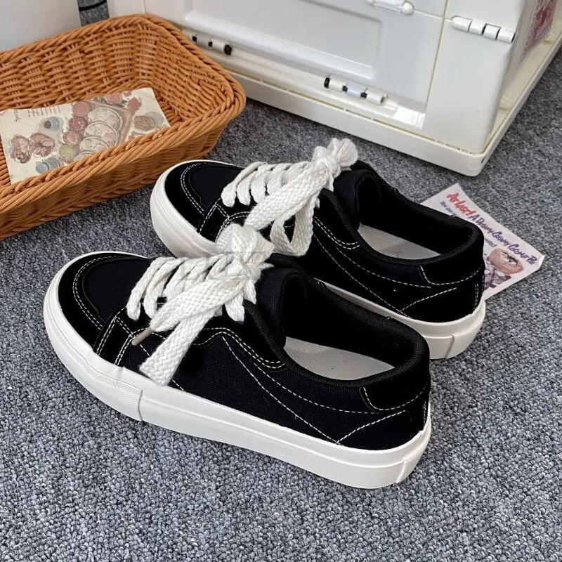 Casual Sneakers Γυναικεία Άνετα Γυναικεία πάνινα Παπούτσια Γυναικεία, αναπνέοντα, μοντέρνα επίπεδη παπούτσια για γυναίκες