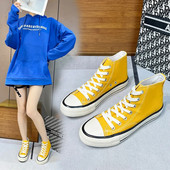 Ανδρικά και γυναικεία παπούτσια από καμβά Μόδα άνοιξη καλοκαίρι, φθινόπωρο, casual αθλητικά παπούτσια Φοιτητικά casual παπούτσια Ψηλά τοπ βουλκανιζέ παπούτσια