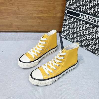 Ανδρικά και γυναικεία παπούτσια από καμβά Μόδα άνοιξη καλοκαίρι, φθινόπωρο, casual αθλητικά παπούτσια Φοιτητικά casual παπούτσια Ψηλά τοπ βουλκανιζέ παπούτσια