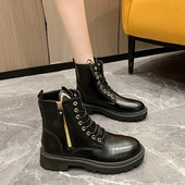 2024. aasta talv, uued naiste mardisaapad Moodsad kassikõrvad, ümmargused varbad, poolsaapad, küljelt tõmblukuga, paelad, kiiluga naiste saapad