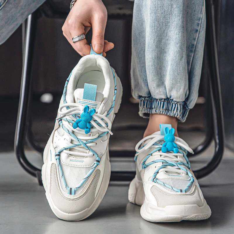 Meeste kingad Mood Pehme tallaga paelad vabaajajalatsid Paksu tallaga jooksuspordijalatsid Mugavad libisemiskindlad kerged meeste kingad