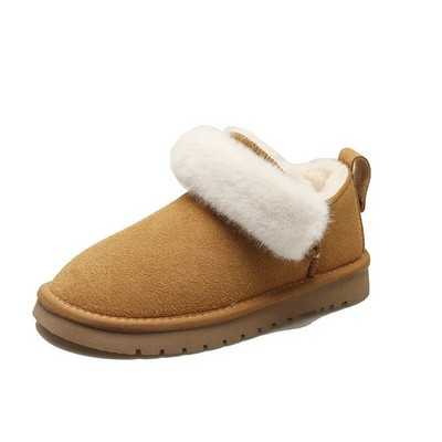 Žiemos mados moteriški trumpi batai Šilti  batai Moteriški laisvalaikio sniego batai Moteriški  „Chelsea“ batai