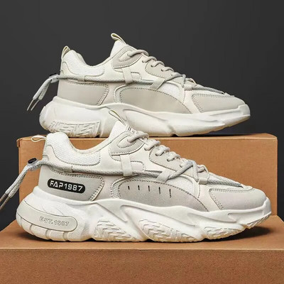 Ανδρικά αθλητικά παπούτσια Casual Ελαφρύ διχτυωτό παπούτσια για τρέξιμο Άνετα αναπνεύσιμα μαξιλάρια ανθεκτικά στη φθορά Μαλακά για υπαίθρια αθλήματα