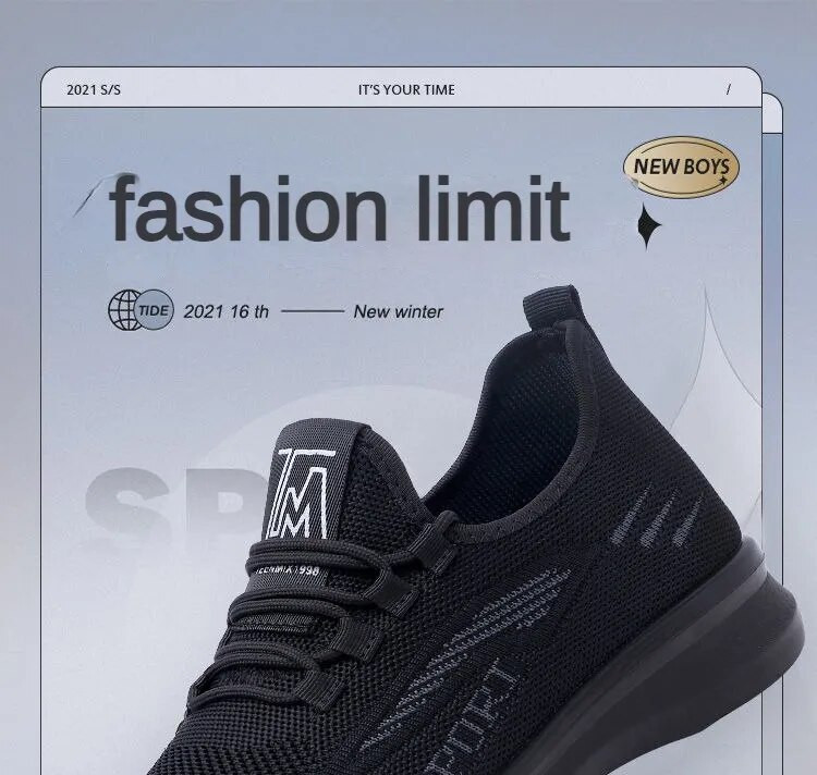 Nauji vyriški batai Sportiniai plokščiapadžiai laisvalaikio batai 2023 m. Naujos mados kvėpuojantys vaikščiojimo batai Lengvi ir patogūs vyriški batai