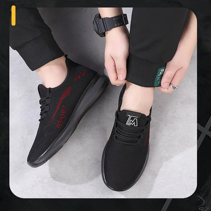 Nauji vyriški batai Sportiniai plokščiapadžiai laisvalaikio batai 2023 m. Naujos mados kvėpuojantys vaikščiojimo batai Lengvi ir patogūs vyriški batai