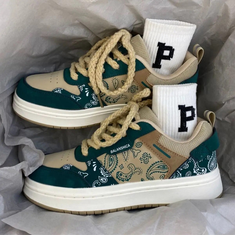 Spausdinimo platforma sportbačiai Moterų prekės ženklo laisvalaikio avalynė Moteriški Vulkanizuoti batai Pavasario Rudens Suvarstyti Moterims Batai Batai Sportbačiai