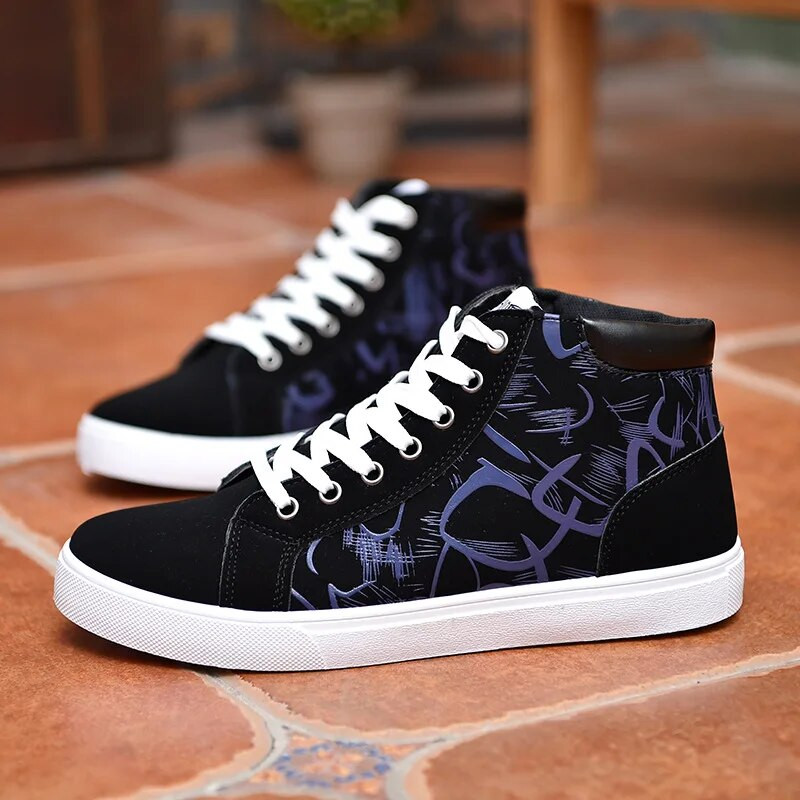 Ανδρικά παπούτσια για σκέιτμπορντ Ψηλά ψηλά αθλητικά παπούτσια Ανδρικά παπούτσια για περπάτημα που αναπνέουν για εξωτερικούς χώρους Παπούτσια δρόμου Chaussure Homme