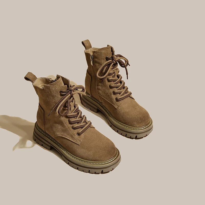 2023 Νέες μπότες Chelsea με εσωτερικό ύψος Χειμερινές γυναικείες μπότες σχεδιαστές casual bare μπότες μόδας με στρογγυλά μύτη Άνετα μπότες Martin