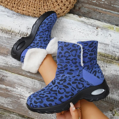 2024. aasta talvised naiste saapad Naiste lühikesed pikad plüüsist lumesaapad Paksu kontsaga soojad puuvillased kingad platvorm poolsaapad Botas De Mujer