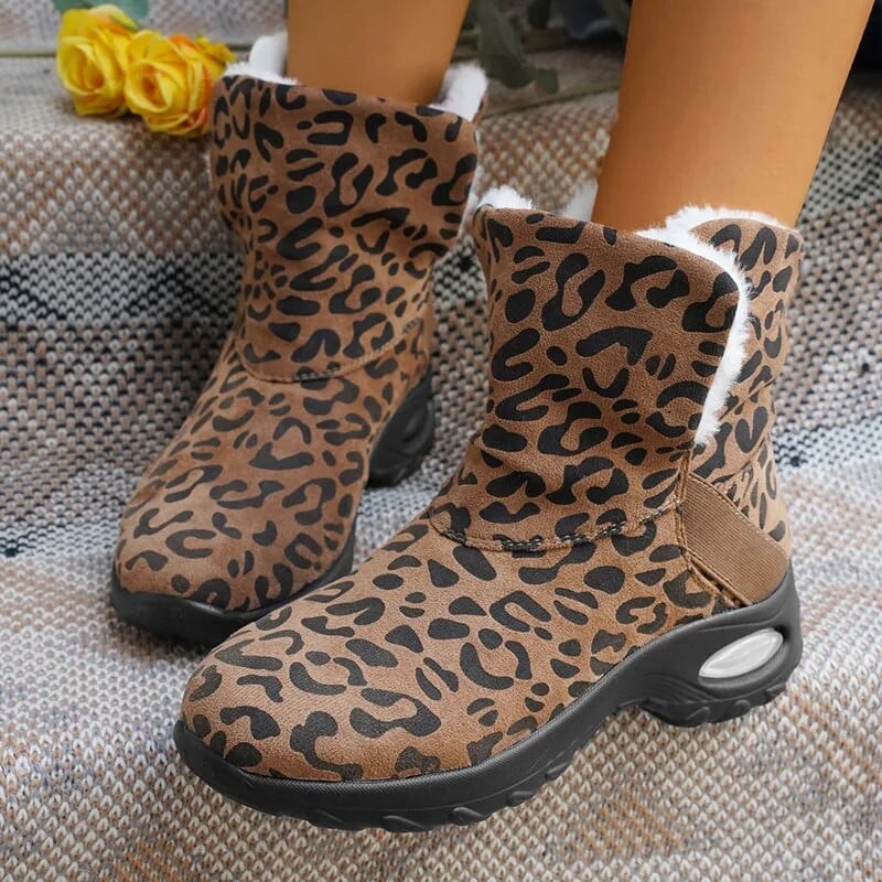 2024. aasta talvised naiste saapad Naiste lühikesed pikad plüüsist lumesaapad Paksu kontsaga soojad puuvillased kingad platvorm poolsaapad Botas De Mujer